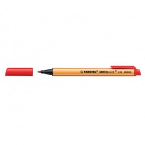 Penna con punta in fibra Stabilo GREENpoint 0,8 mm rosso 6088/40_216801