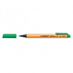 Penna con punta in fibra Stabilo GREENpoint 0,8 mm verde 6088/36_216818