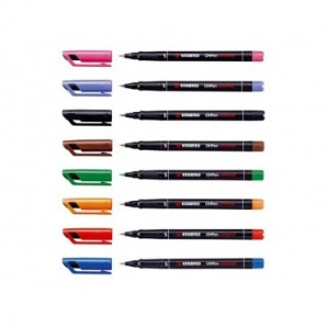 Penna Stabilo OHPen universal Superfine (S) 0,4 mm rosso 841/40_943451