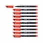 Penna Stabilo OHPen universal Superfine (S) 0,4 mm rosso 841/40_943451