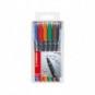 Penne Stabilo OHPen universal Fine (F) 0,7 mm assortiti astuccio da 6 - 842/6_163891