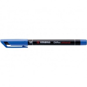 Penna Stabilo OHPen universal Medio (M) 1 mm blu 843/41_943456