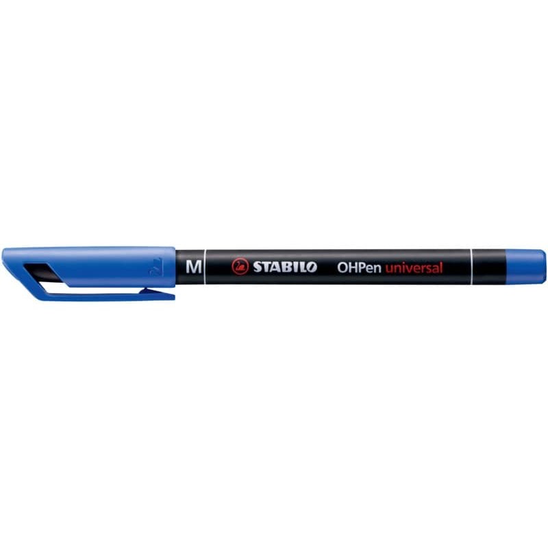 Penna Stabilo OHPen universal Medio (M) 1 mm blu 843/41_943456