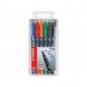 Penne Stabilo OHPen universal Medio (M) 1 mm assortiti astuccio da 6 - 843/6_163905