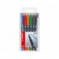 Penne Stabilo OHPen universal Medio (M) 1 mm assortiti astuccio da 6 - 843/6_163905