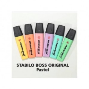 Evidenziatore Stabilo Boss Original Pastel 2-5 mm verde menta 70