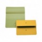 Cartelline con tasca 4Mat A4 in carta woodstock 225 g/m² dorso 3 cm giallo conf. da 10 pezzi - 3240 04_859662