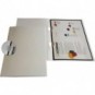 Cartelline con naselli 4Mat A4 in bindakote 250 g/m² bianco conf. da 10 pezzi - 3640_859719