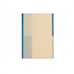 Cartelline a 2 lembi 4Pro A4 in carta schedografica 270 g/m² dorso 3 cm blu conf. da 20 pezzi - 7015 01_859735