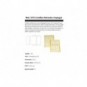 Cartelline matricolari 4Pro A4 in carta di cellulosa 225 g/m² dorso 2 cm giallo conf. da 50 pezzi - 4075_859785