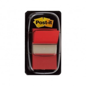 Segnapagina removibili Post-it® Index Medium con dispenser rosso 50 segnapagina - 680-1_182414