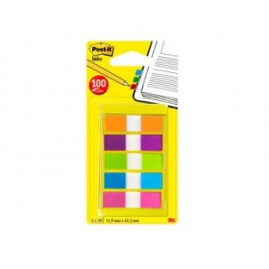 Segnapagina remov. Post-it® Index Mini + dispenser colori assortiti 5 blocchetti da 20 - 683-5CB2-EU