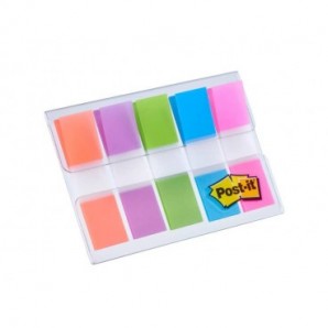 Segnapagina remov. Post-it® Index Mini + dispenser colori assortiti 5 blocchetti da 20 - 683-5CB2-EU