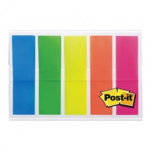 Segnapagina removibili Post-it® Index Mini full color con dispenser fluo assortiti Confezione da 100 - 683-HF5EU_136931