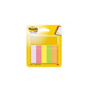 Segnapagina removibili in carta Post-it® Notes Markers neon assortiti 5 blocchetti da 100 fogli - 670-5_493362