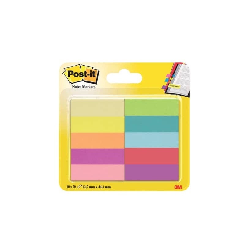 Segnapagina removibili in carta Post-it® Notes Markers assortiti 10 blocchetti da 20 fogli - 670-10AB-EU_308871