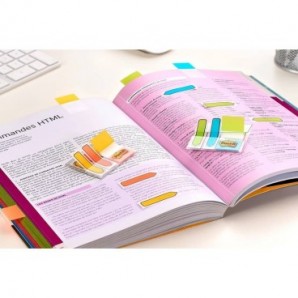 Segnapagina removibili Post-it® Index Strong Mini assortiti 4 blocchetti da 10 - 676-AYPV-EU_384201