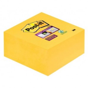 Foglietti riposizionabili Post-it® Cubo Super Sticky Notes 76x76 mm giallo oro 2028-S_057979