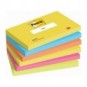 Foglietti riposizionabili Post-it® Notes Energy 76x127 mm neon assortiti conf. 6 blocchetti da 100 ff - 655-TFEN_388138