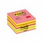Foglietti riposizionabili Post-it® Notes Cubo Neon 76x76 mm 450 ff rosa neon 2028-NP_045429