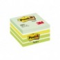 Foglietti riposizionabili Post-it® Notes Cubo 76x76 mm verde pastello 2028-G_045445