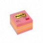 Foglietti riposizionabili colorati Post-it® Notes Minicubo 51x51 mm rosa 400 ff - 2051-P_173138