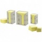 Foglietti Post-it® Notes Giallo 76x76 mm carta riciclata Torre da 16 blocchetti da 100 ff - 654-1T_766708