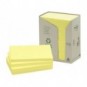 Foglietti Post-it® Notes Giallo 76x127mm carta riciclata torre da 16 blocchetti da 100 ff - 655-1T_766716