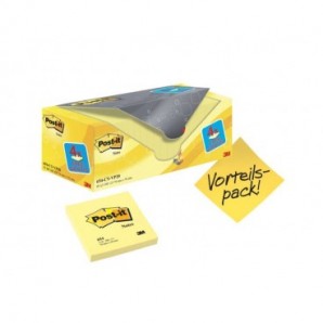Foglietti riposizionabili Post-it® Notes giallo Canary™ Value Pack 16+4 GRATIS - 654-VP20_308884
