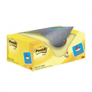 Foglietti riposizionabili Post-it® Notes giallo Canary™ Value Pack 16+4 GRATIS - 653-VP20_308876