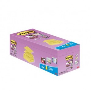 Foglietti Post-it® Super Sticky a Z Giallo Canary™ conf. 16 blocchetti + 4 gratis da 90 ff - R330-SSCYVP20