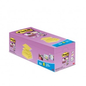 Foglietti Post-it® Super Sticky a Z Giallo Canary™ conf. 16 blocchetti + 4 gratis da 90 ff - R330-SSCYVP20