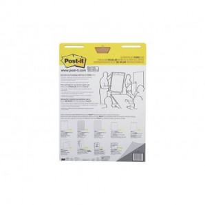 Blocco di fogli da parete Post-it® Super Sticky 63,5x77,5 cm bianco Conf. 2 pezzi - 559