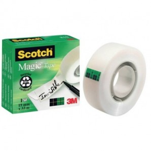 Nastro adesivo Scotch® Magic™ 810 19 mm x 33 m trasparente opaco 810-1933_198936