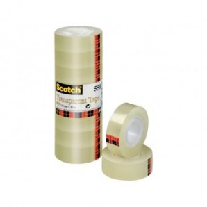 SCOTCH® - 7100054673 - Nastro adesivo magic™ trasparente opaco 19 mm x 33 m  promo pack 5+1 gratis - 3134375259002