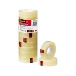 Nastro adesivo Scotch® 508 15 mm x 33 m trasparente torre da 10 rotoli 508-1533S_058542