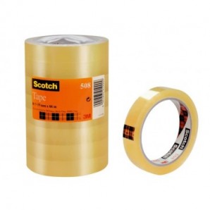 Nastro adesivo Scotch® 508 in torre 19 mm x 66 m trasparente 8 rotoli - 508-1966_058801