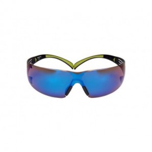 Occhiali di protezione 3M blu specchiato SF408AS_408201
