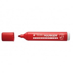 Marcatore permanente TRATTO Marker punta tonda 4,7 mm rosso 841102_104112