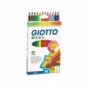 Matite colorate GIOTTO Mega assortiti astuccio da 12 - 225600