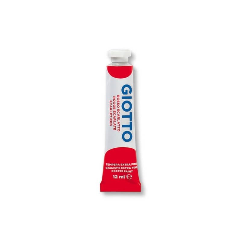 Tempera GIOTTO Extra 12 ml rosso scarlatto 352008_49890X