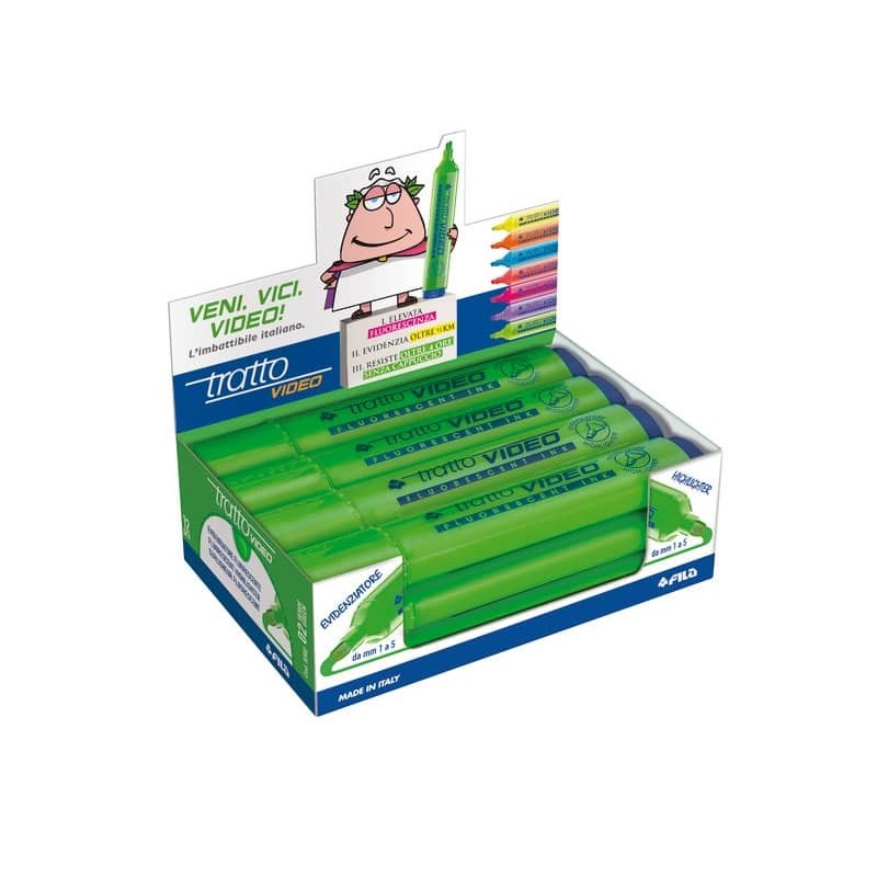 Evidenziatore TRATTO Video 1-5 mm verde 830202_103907