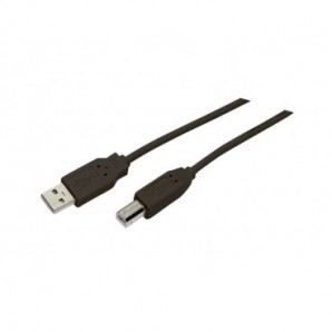 Cavo di collegamento Media Range USB 2.0 A/B nero 3 m MRCS103