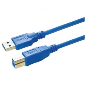 Cavo di collegamento Media Range USB 3.0 AM/BM blu MRCS144