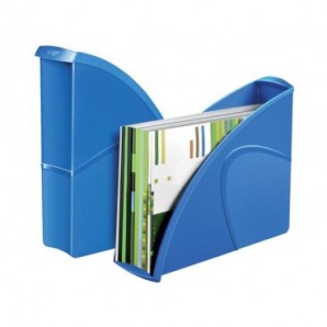 Portariviste CepPro Gloss CEP in polistirene utilizzabile in formato vert. e orizz. blu oceano - 1006740351