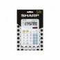 Calcolatrice da tavolo a 10 cifre SHARP con ampia varietà di funzioni SH-ELM332BWH_164246