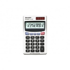 SHARP - EL501TBWH - Calcolatrice scientifica el-501t con 146 funzioni e  ampio display 10+2 cifre bianca - 4974019138060