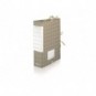 Cartella archivio Brefiocart RESISTO lacci rivettati 25x35 cm grigio dorso 12 cm conf. 10 pezzi - RES0201-12_539295