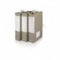 Cartella archivio Brefiocart RESISTO lacci rivettati 25x35 cm grigio dorso 12 cm conf. 10 pezzi - RES0201-12_539295