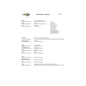 Portaetichette adesive Sei Rota IesTI A2 C.R. 32x88 mm trasparente conf. 100 pz. - 320412_353002